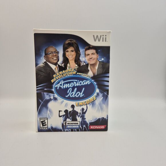 Nintendo Wii American Idol Encore With Mic - Picture 1 of 7